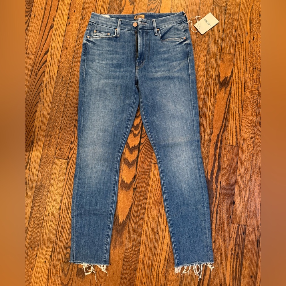 MOTHER Light Blue Skinny Jeans Size 28 NWT